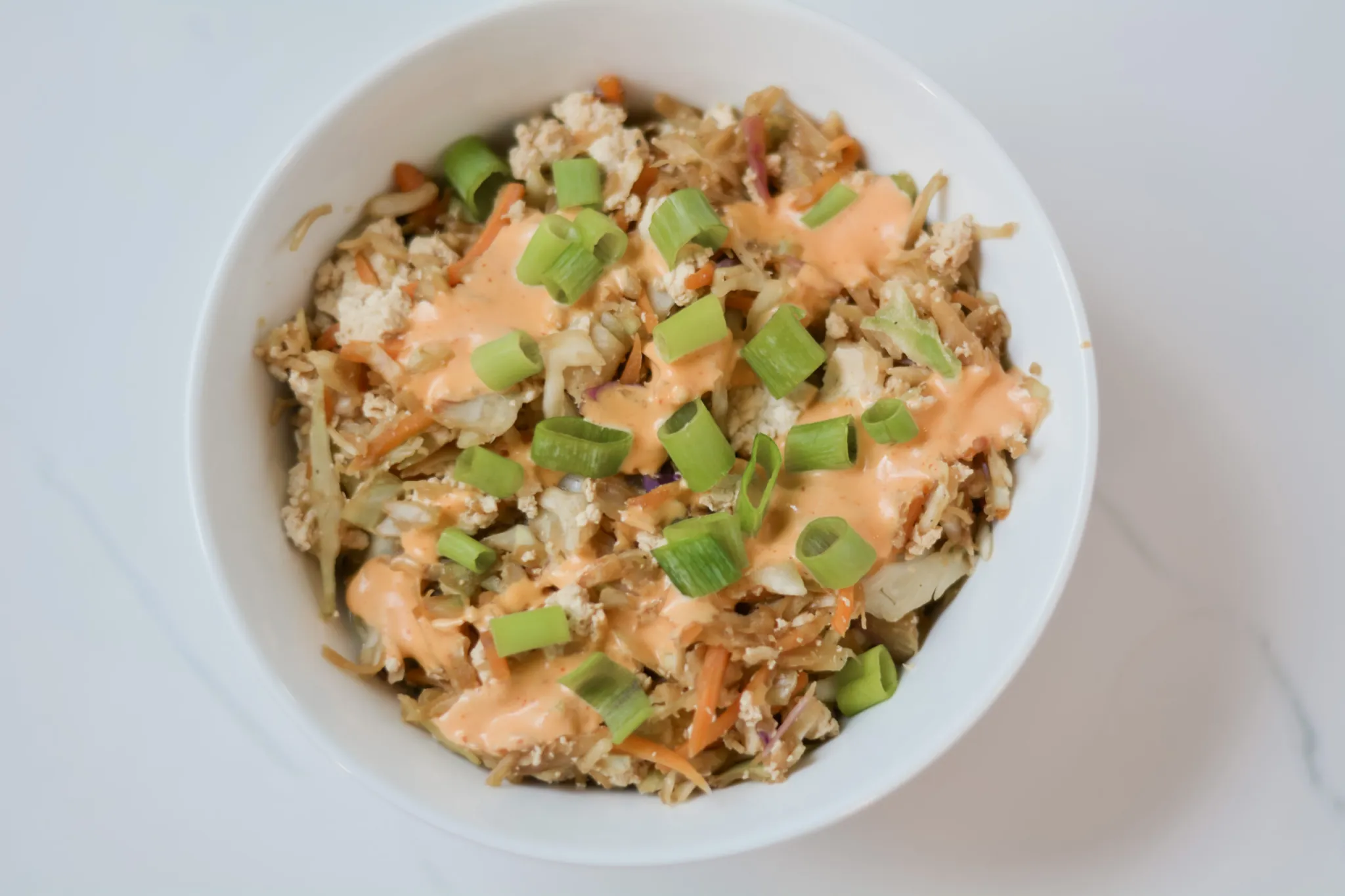 egg roll in a bowl