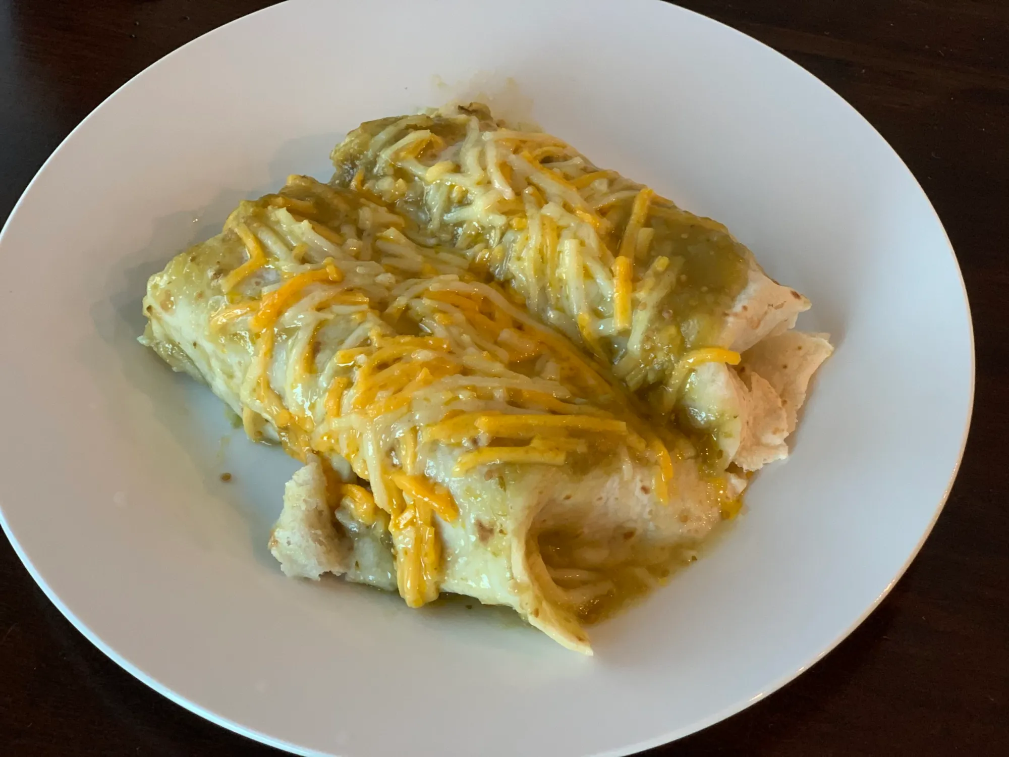 Vegan and Gluten Free Salsa Verde Enchiladas