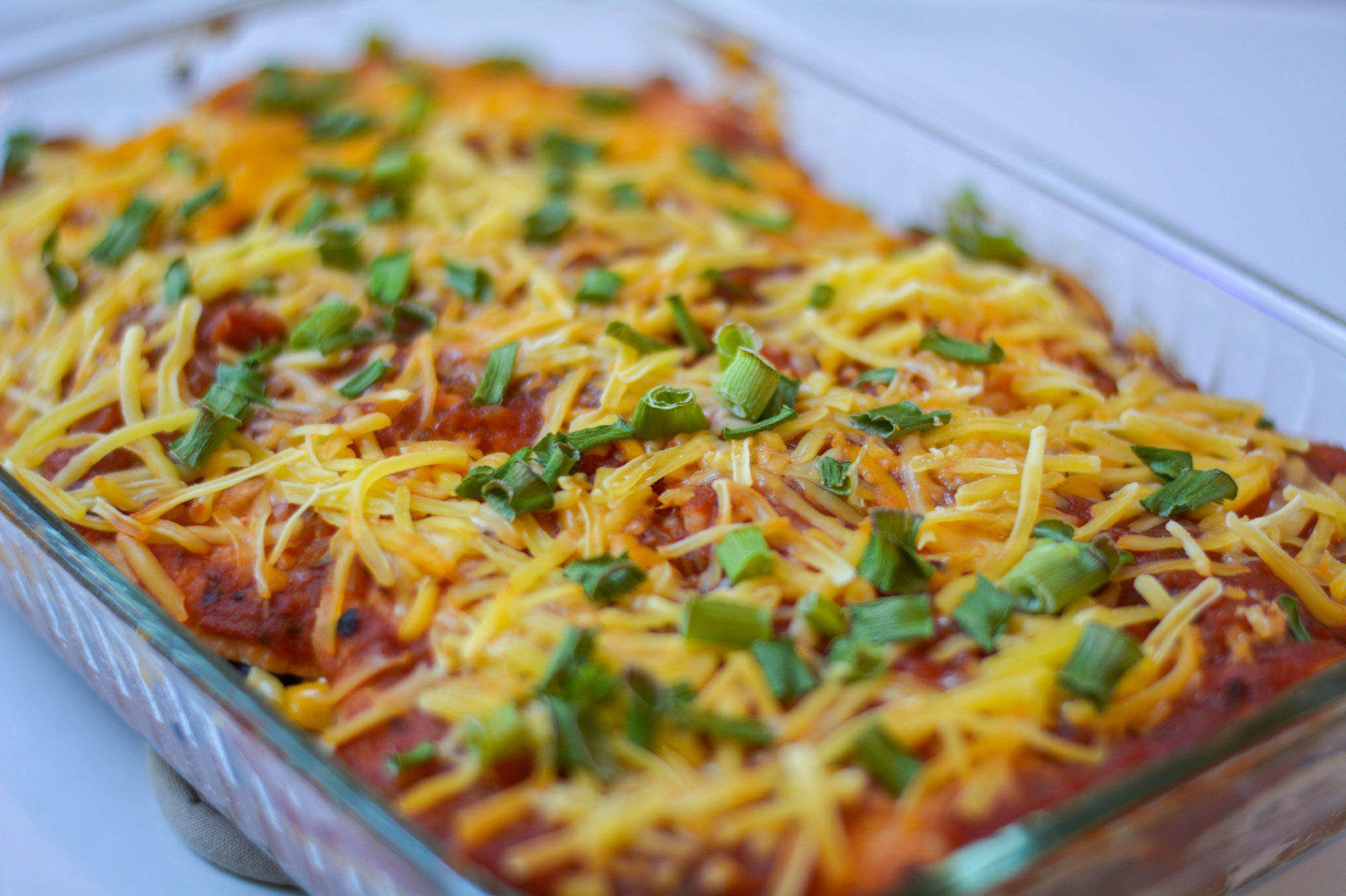 vegan and gluten free taco lasagna