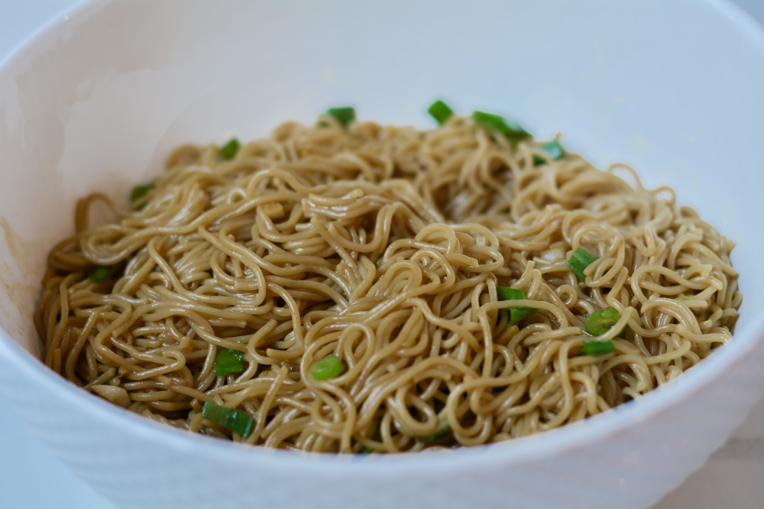 vegan and gluten free garlic sesame brown rice ramen